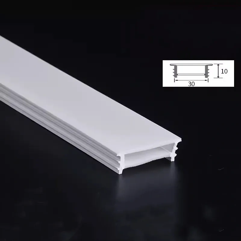 Flexible Silicone Light Strip Cover LED Neon Light Lampshade Embedded Channel for WS2815 Waterproof Lamp Tube Linear Lighting
