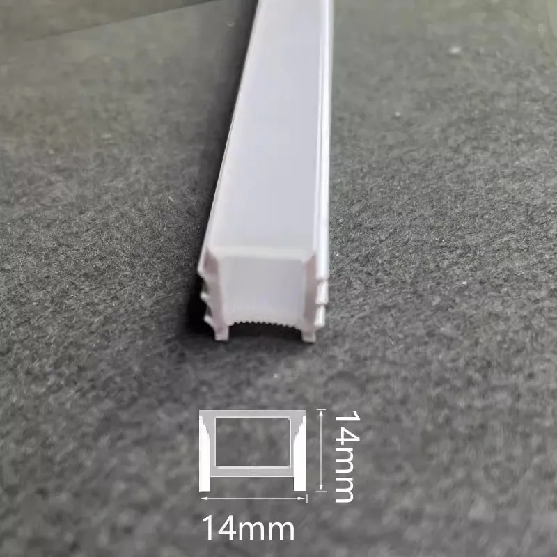 Flexible Silicone Light Strip Cover LED Neon Light Lampshade Embedded Channel for WS2815 Waterproof Lamp Tube Linear Lighting