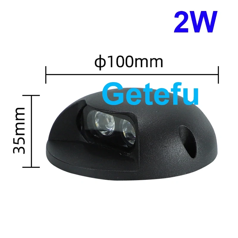 9W 6W 3W LED Inground Light Outdoor Underground Lights Recessed Spotlight Kit IP67 DC12V-24V Patio Pavers Floor Deck Stair Lamp