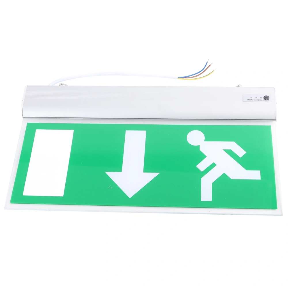 Acrylic LED Emergency Exit Lighting Sign Safety Evacuation Indicator Light 110‑220V Exit Lighting Sign LED Emergency Exit Sign