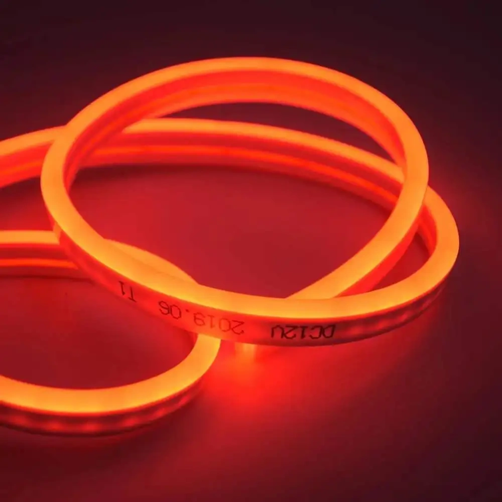 5V 12V 24V Led Neon Strip Lights Flex Tape Waterproof Rope Silicon Tube Bar 6mm Narrow DIY Christmas Holiday Decoration Light DC