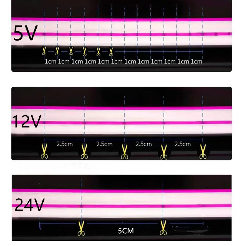 5V 12V 24V Led Neon Strip Lights Flex Tape Waterproof Rope Silicon Tube Bar 6mm Narrow DIY Christmas Holiday Decoration Light DC