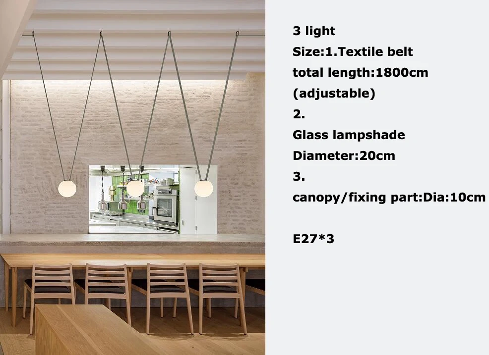 2024 Art Deco Dimmalbe Led Chandelier Lighting Orange Black Textile Glass Bubble Suspension Luminaire Lampen For Living Room