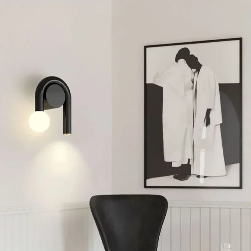 U Shape Wall Lamp Nordic Sconce Lights For Bedroom Living Dining Study Room Simple Home Decorative Fixtures