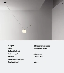 1 light 20cm