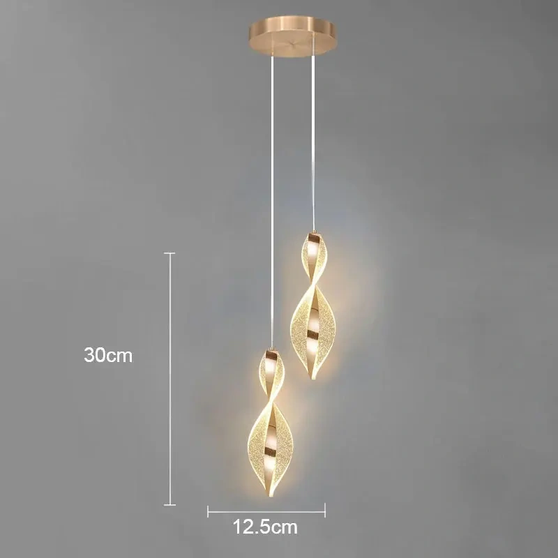 Modern Acrylic Geometric Pendant Light Bedroom Living Room Hanging Light Restaurant Lighting Led Pendant Lamps For Home Decor