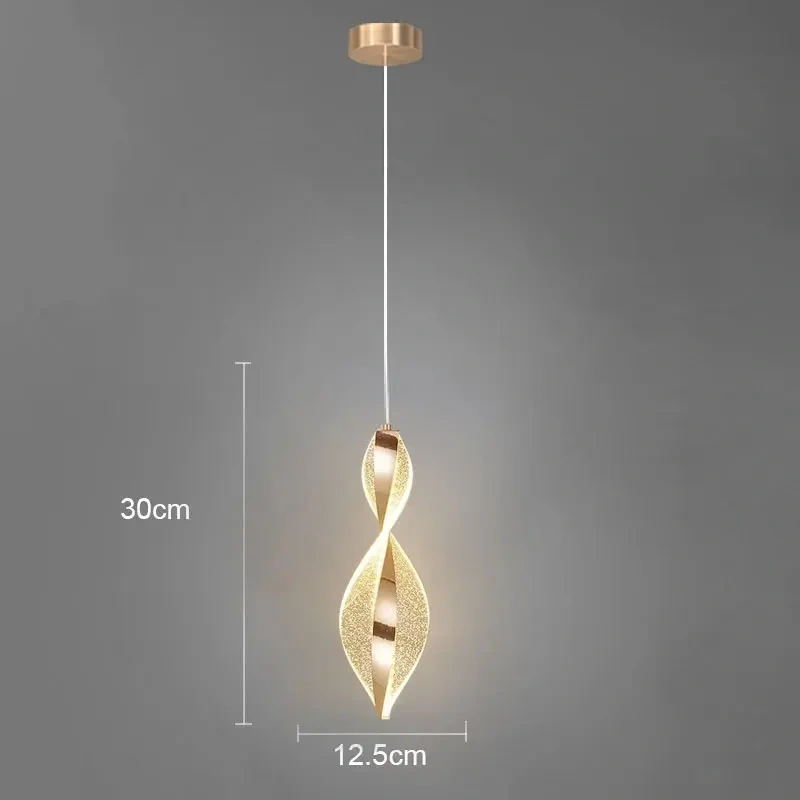 Modern Acrylic Geometric Pendant Light Bedroom Living Room Hanging Light Restaurant Lighting Led Pendant Lamps For Home Decor