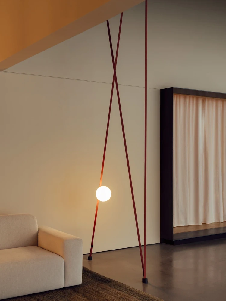 2024 Art Deco Dimmalbe Led Chandelier Lighting Orange Black Textile Glass Bubble Suspension Luminaire Lampen For Living Room