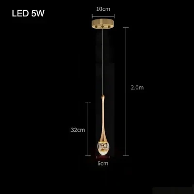 Modern Bubble Crystal Pendant Lights Indoor Hanging Lamp For  Kitchen Island Dining Living Room Bar Cafe Pendant Lamp Home Decor