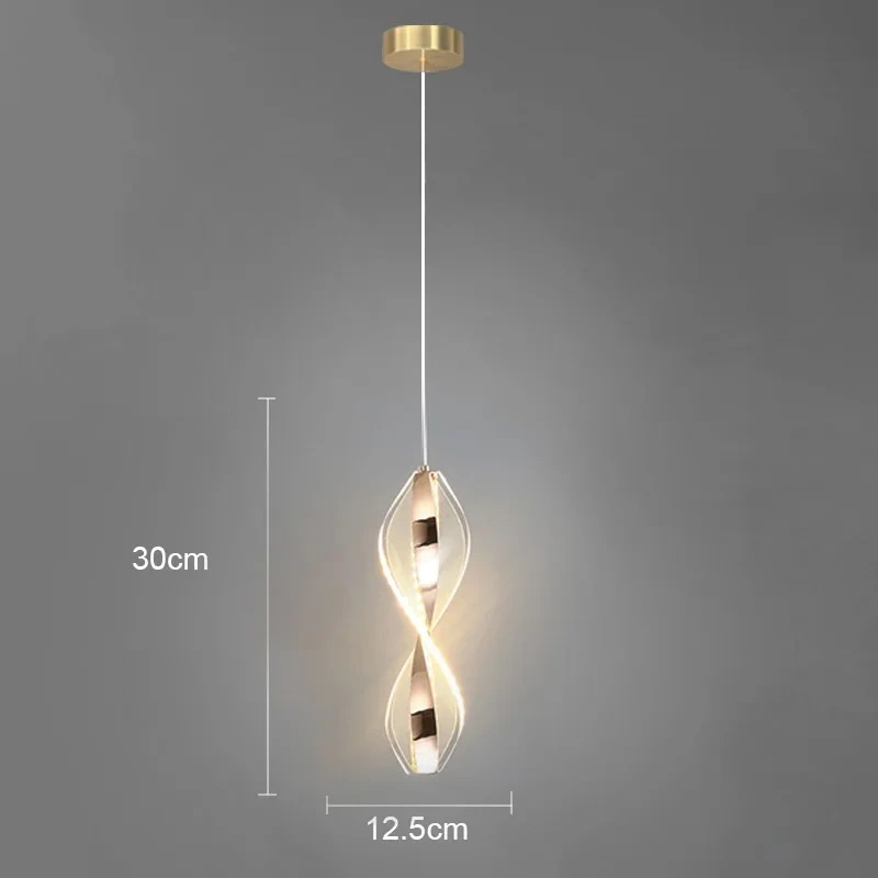 Modern Acrylic Geometric Pendant Light Bedroom Living Room Hanging Light Restaurant Lighting Led Pendant Lamps For Home Decor