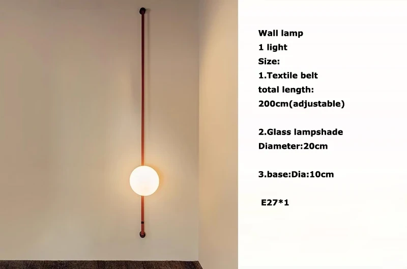2024 Art Deco Dimmalbe Led Chandelier Lighting Orange Black Textile Glass Bubble Suspension Luminaire Lampen For Living Room