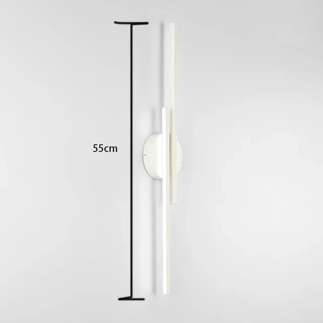 Simplicity Led Wall Lamps Suitable for Living Room TV Background Wall Nordic Creative Stair Corridor Study Double Line Light