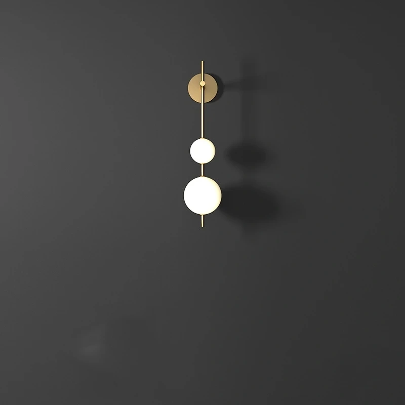 Vertical Globle Wall Lamp Sconce Light for Living Room Bedroom