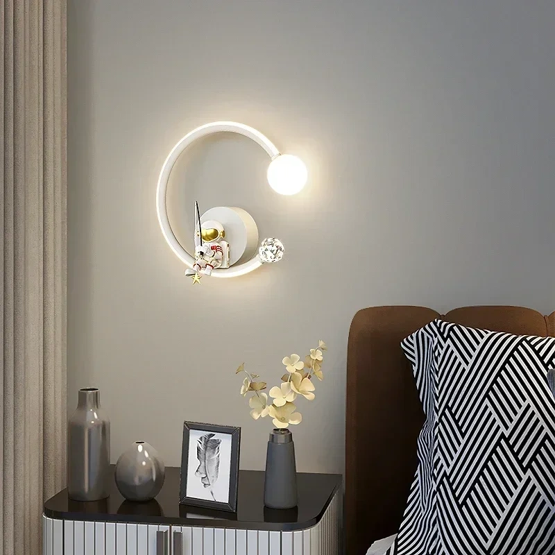 LED Wall Lights for Bedroom Bedside Hallway Living Room Balcony Indoor Lighting Wall Lamp Ac110/220v Home Decoration Aisle White