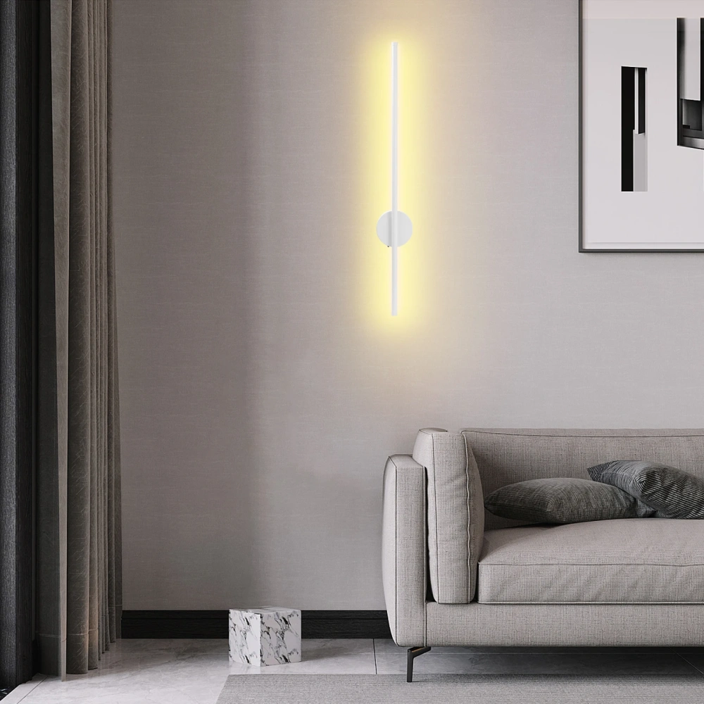 Rechargeable 50cm/80cm Wall Light Wireless LED Internal Wall Sconce Modern Beside Night Lamp for Bedroom Remote Control 1PCS