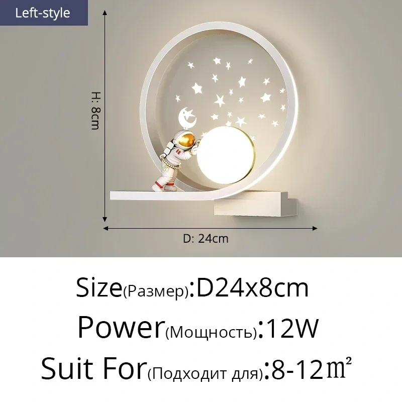 LED Wall Lights for Bedroom Bedside Hallway Living Room Balcony Indoor Lighting Wall Lamp Ac110/220v Home Decoration Aisle White