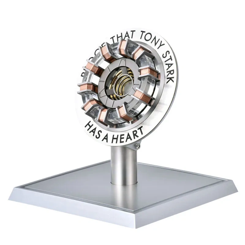 Stark MK1 Metal Alloy USB LED Lamp - Voice Control, PVD Surface, 18cm, Proof Tony Stark Has a Heart, Gift for Fans