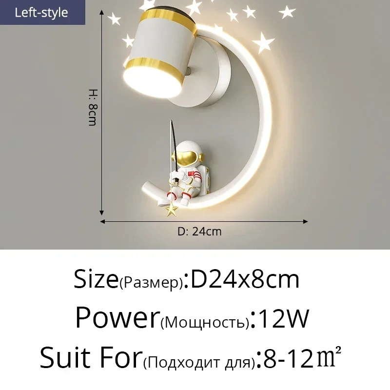 LED Wall Lights for Bedroom Bedside Hallway Living Room Balcony Indoor Lighting Wall Lamp Ac110/220v Home Decoration Aisle White