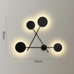 83X55cm Black