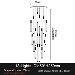 Dia50cm 18 lights
