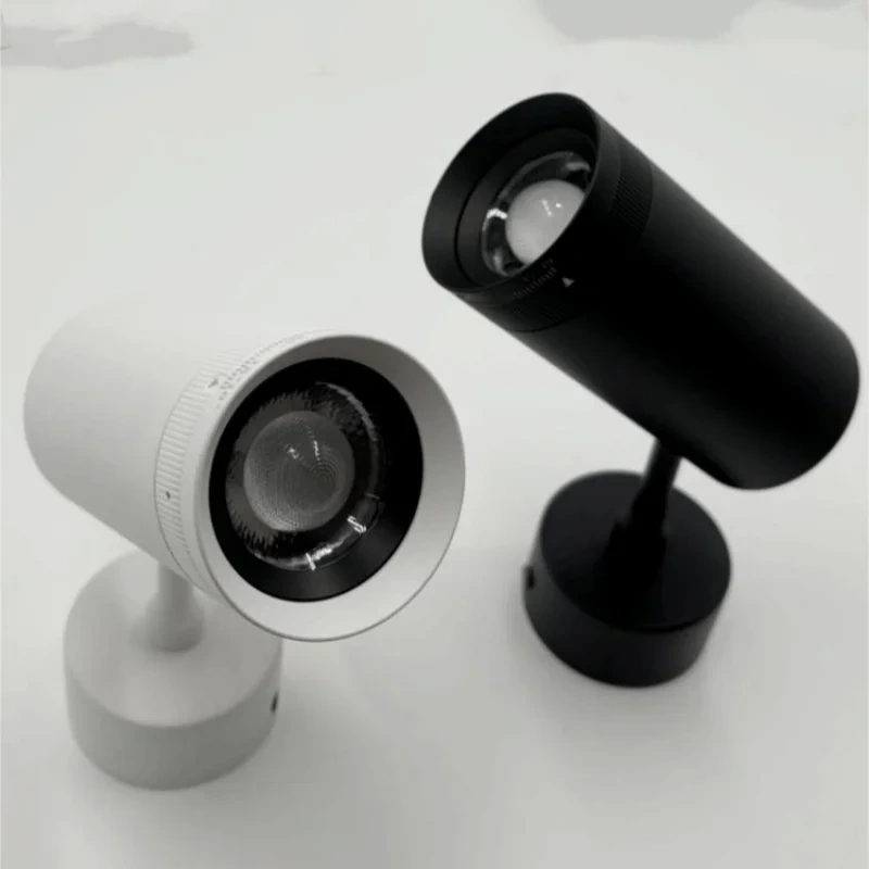 Focused spotlights with 10-55 ° free change aperture, surface mounted track spotlights, ceiling lights, non perforated LED ceili
