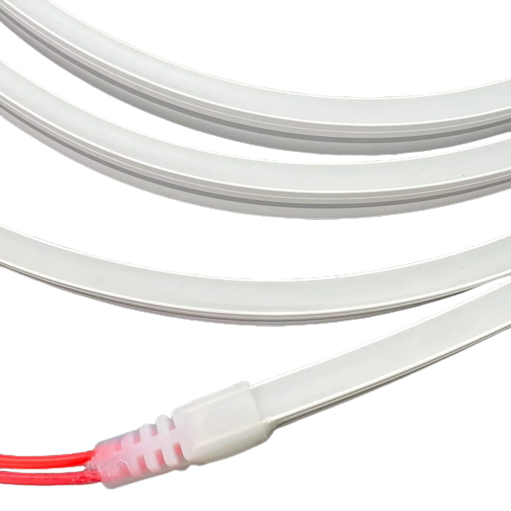 Size:06mm*12mm Horizontal Bending Neon LED Pixel Strip WS2811/WS2812B 5V12V/24V,84/96/100LEDs/m Black Frosted Silicon