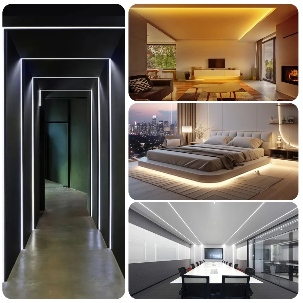 Sliding Channel Break-Resistant LED Diffuser Flexible Led Strip Silicone Sleeve Neon Tube IP67 Waterproof For RGB Strip