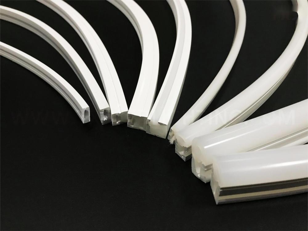 Big Neon Flex Rope Lights 40X25MM Silicone Tube Cover Warm White 3500K 24V Waterproof Outdoor LED Neon Strip Lights