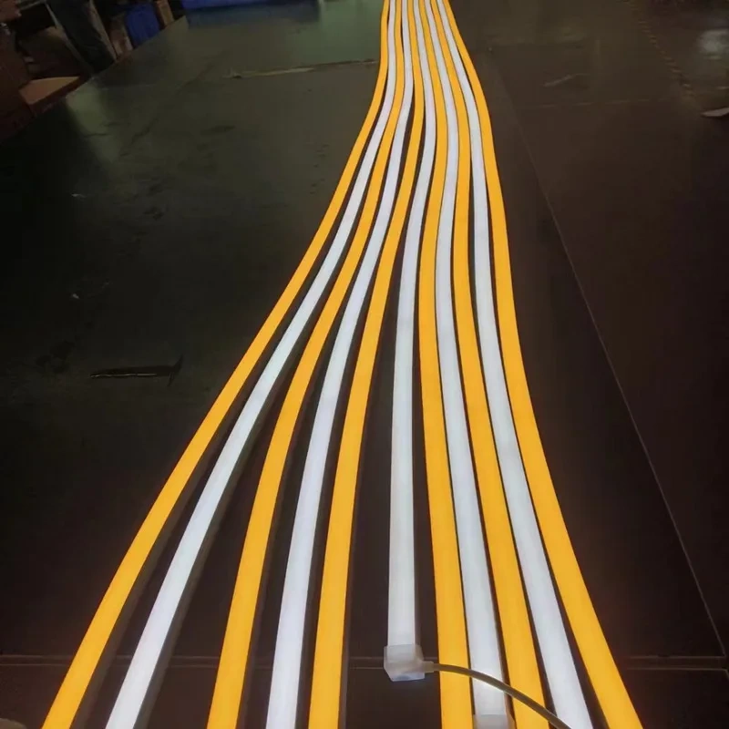 Silicone Silica Gel Soft Lamp Tube DC12V 24V Waterproof IP68 Neon Rope LED Light Band