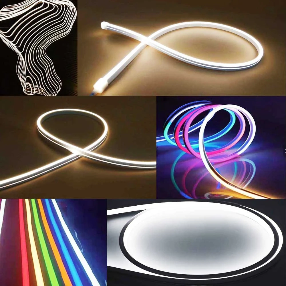 SK6812 WS2812 WS2811 Strip Light Silica Gel Tube 1m 2m 3m 4m 5m LED Soft Neon Flexible Sign Waterproof Outdoor Decoration
