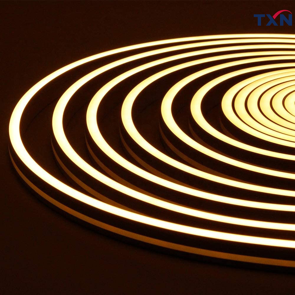 Big Neon Flex Rope Lights 40X25MM Silicone Tube Cover Warm White 3500K 24V Waterproof Outdoor LED Neon Strip Lights