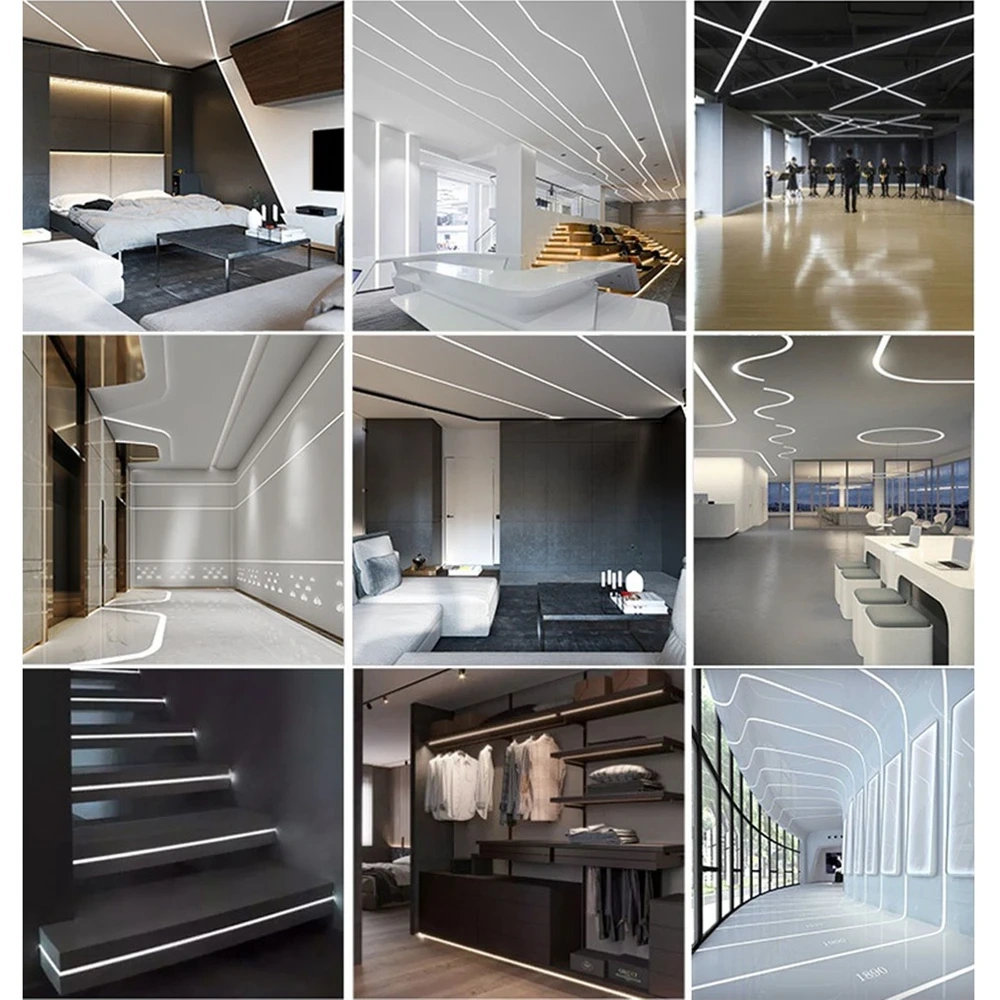 Embedded LED Neon Sign Silica Gel Covering Tube for WS2811 WS2812B WS2815 SK6812 Light Strip Flexible Soft Spotless Neon Lights