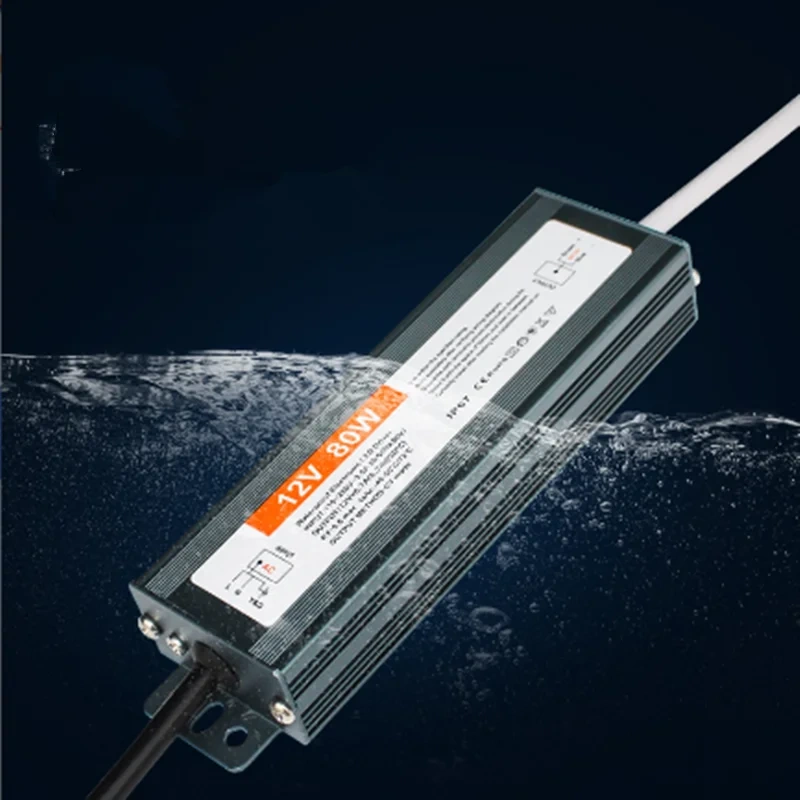 Waterproof  IP68 Power Supply AC 110/220V  For  DC 12/24V COB  RGBCCT  Led Driver Transformer Power Supply Adapter Electronic ou