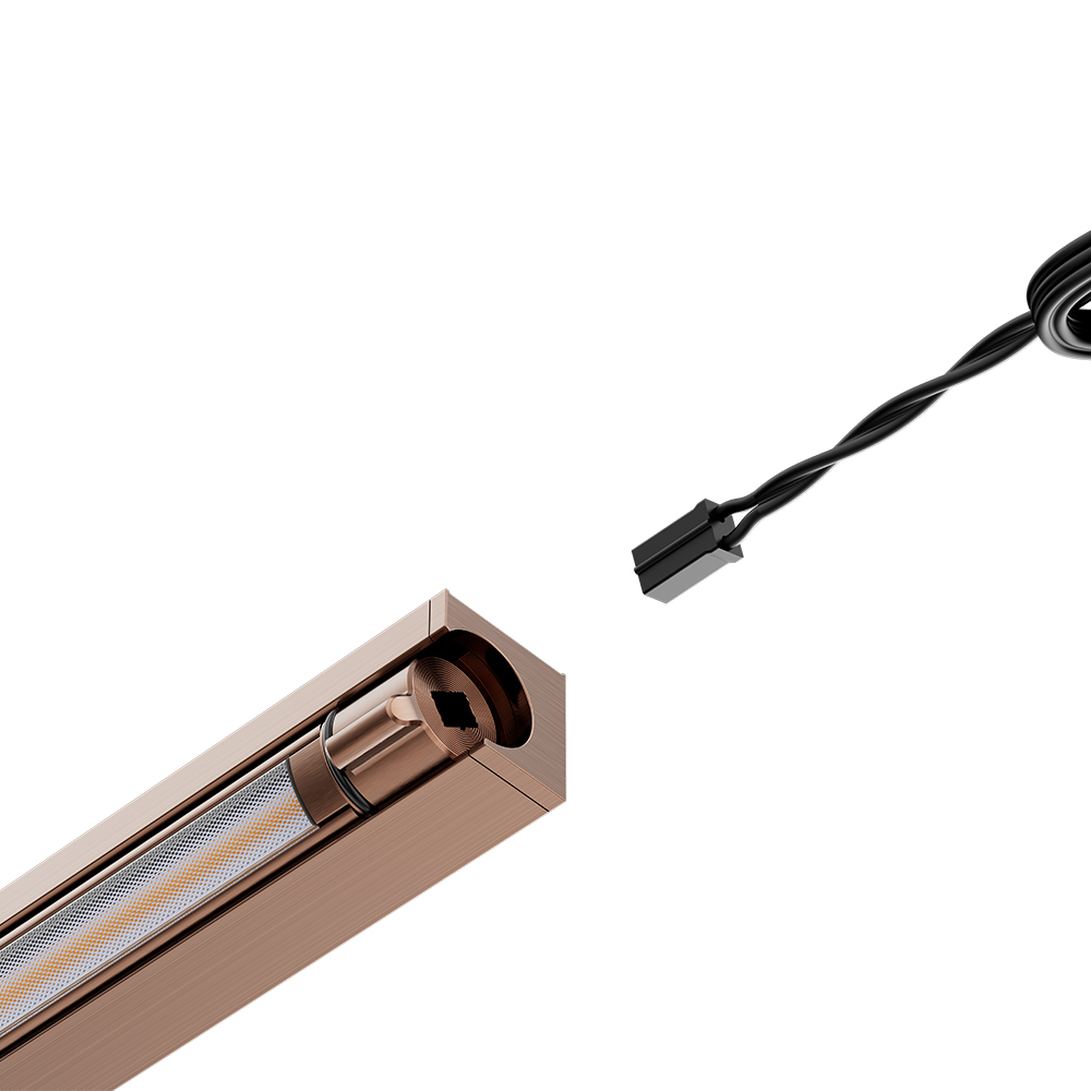 Model 1515 Advanced Light Luxury Custom Rotatable Embedded Inside Led Smart Sensor Wine or Jewelry Display Under Cabinet Light