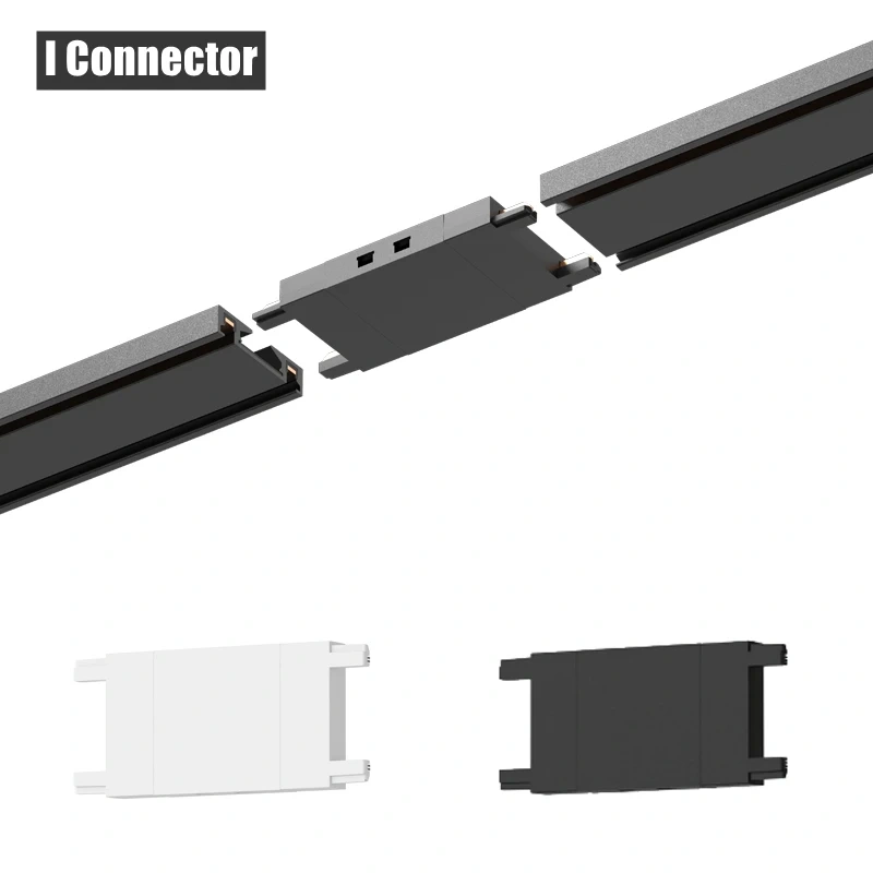 H6mm Ultra Thin Magnetic Track Light System 48V Living Room Ceiling Mount LED Ceiling Magnet Rail Lamp Spotlight Chandelier