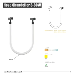1m Hose Chandelier
