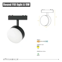 Round Filllight A 9W