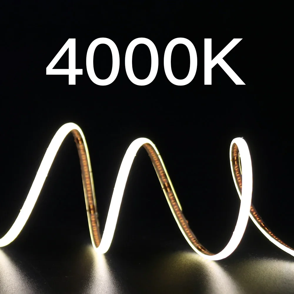 3mm Ultra Thin DC 12V Colorful COB LED Strip Lights for Home Decor DIY Blue/Pink/Red/Purple High Density LED Tape Colour Car