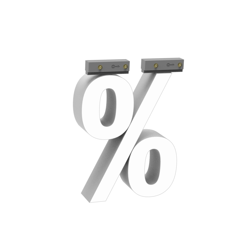 Abcmix DIY Top Track LED Light Letters ABS Sign Light Box with Dimmable 2-Year Warranty for Office Christmas Promotion