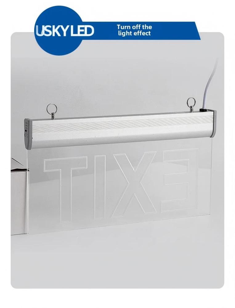 Safety Exit Indicator Light Led Self Luminous Fire Emergency Evacuation Indicator Sign Safety Exit Indicator Sign With Battery