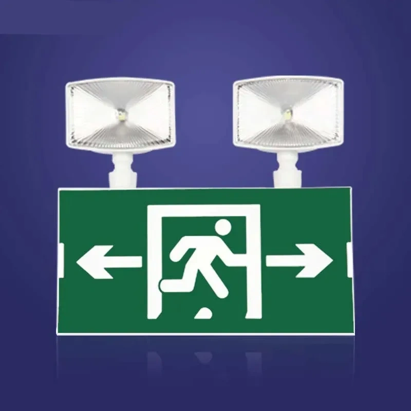 New Led Emergency Light Emergency Lighting Fire Safety Exit Indicator Light Staircase Mall Public Area Ac200-240v 50/60hz