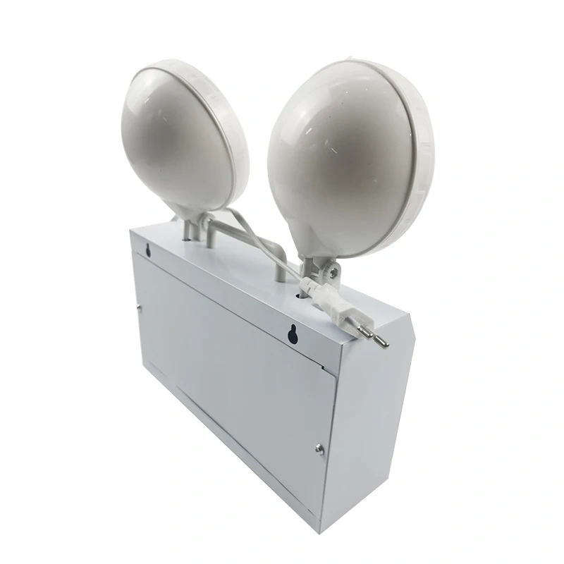 Emergency Light Rechargeable lamp Double Head Exit Left Right Control Led 3 Hours Emergency Lights Twin Spot Safety Path