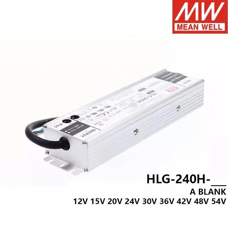 MEAN WELL HLG-240H Switching power supply 12A 15A 24A 30A 36A 42A 48A 54A 240W Constant Voltage + Constant Current LED Driver