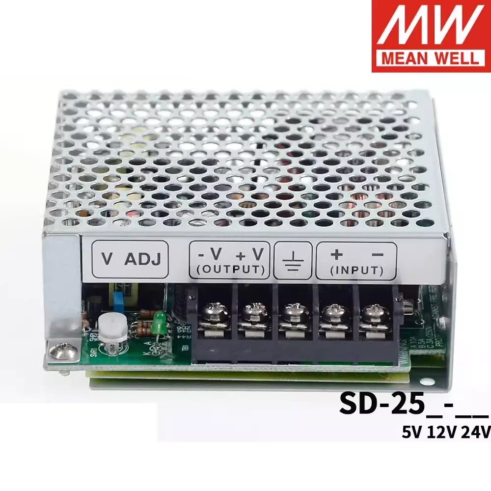 MEAN WELL SD-25 SD-25A-5 SD-25A-12 SD-25A-24 SD-25B-5 SD-25B-12 SD-25B-24 SD-25C-5 SD-25C-12 SD-25C-24 MEANWELL SD 25 25W