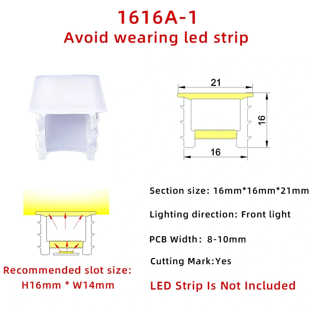 Embedded LED Flexible Silicone Tube Split Opening Linear Light with Trough Diffuser Channel Cover for Ceiling Wall Mounting