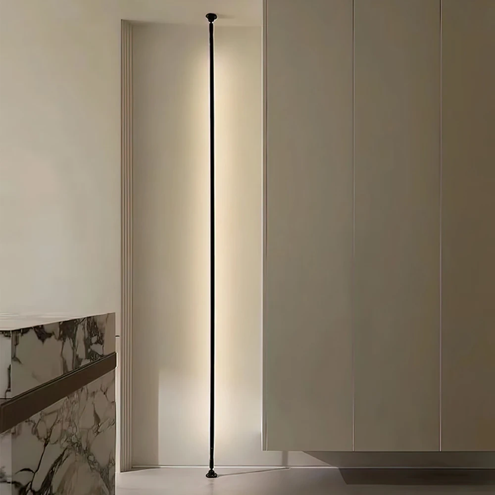 DIY Length Modern LED Skyline Light Surface Mount Wall Ceiling Vertical 3000K 4000K 6000K Black White