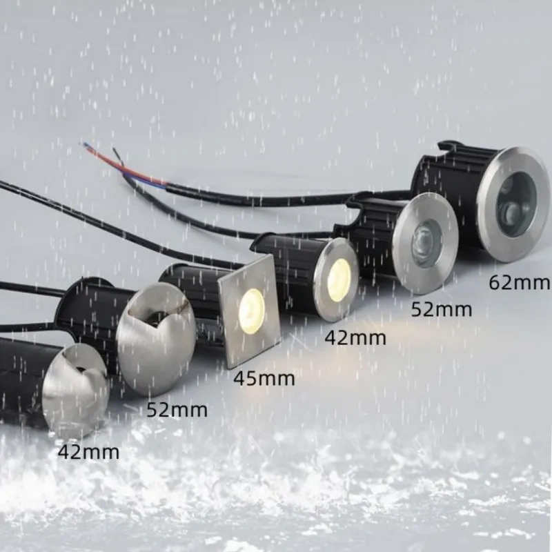 1W in-ground LED light for garden and deck lighting
