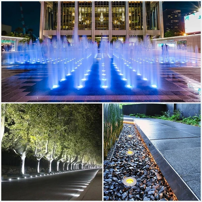 62mm 3W in-ground LED light for outdoor projects