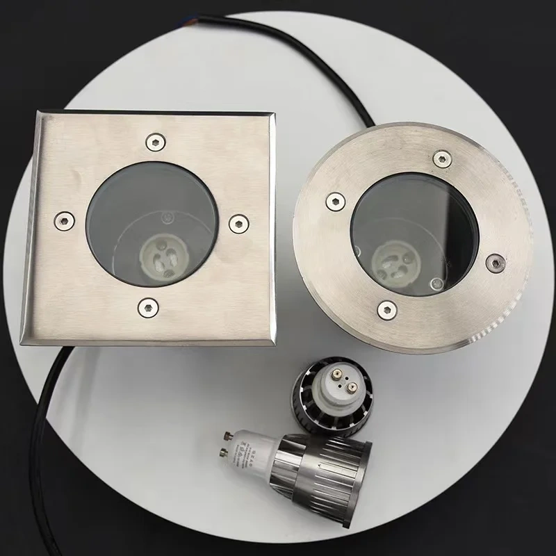 GU10 in-ground LED light for garden pathways