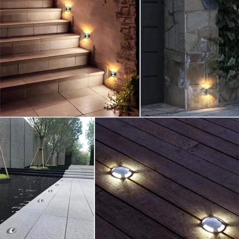 IP68 Waterproof Underwater Light LED Outdoor Garden Underground Lamp for Pathway Deck Yard Landscape Pathlight DC12V 24V